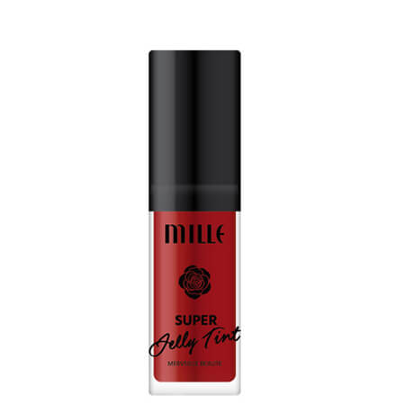 Mille Super Jelly Tint #01 Red Rose 3.7 g ทินท์เนื้อเจลลี่ ล็อคริมฝีปากคุณให้สีสดสวยยาวนานข้ามวัน 